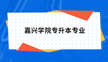 嘉兴学院专升本专业.jpg